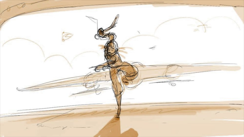 Boomerang Girl Storyboard panel