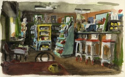 JImtown Store watercolor painting