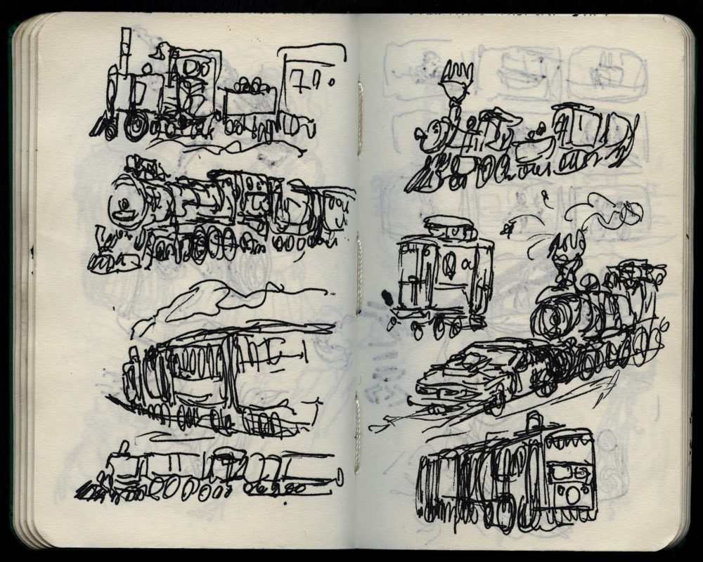 engine doodles