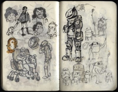 The Black Spot Sketchbook 13