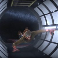 Kanan is ejected into the vacuum of space