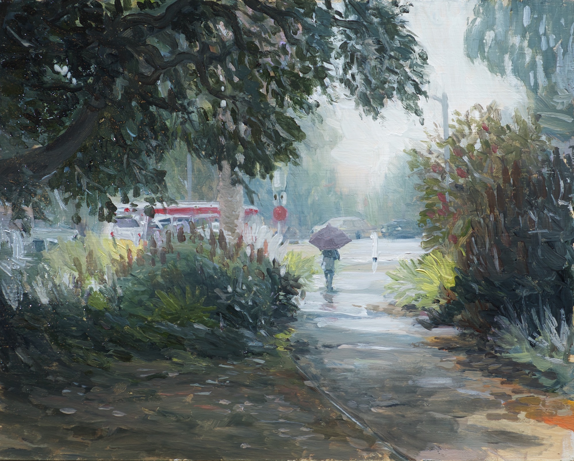 rain day painting