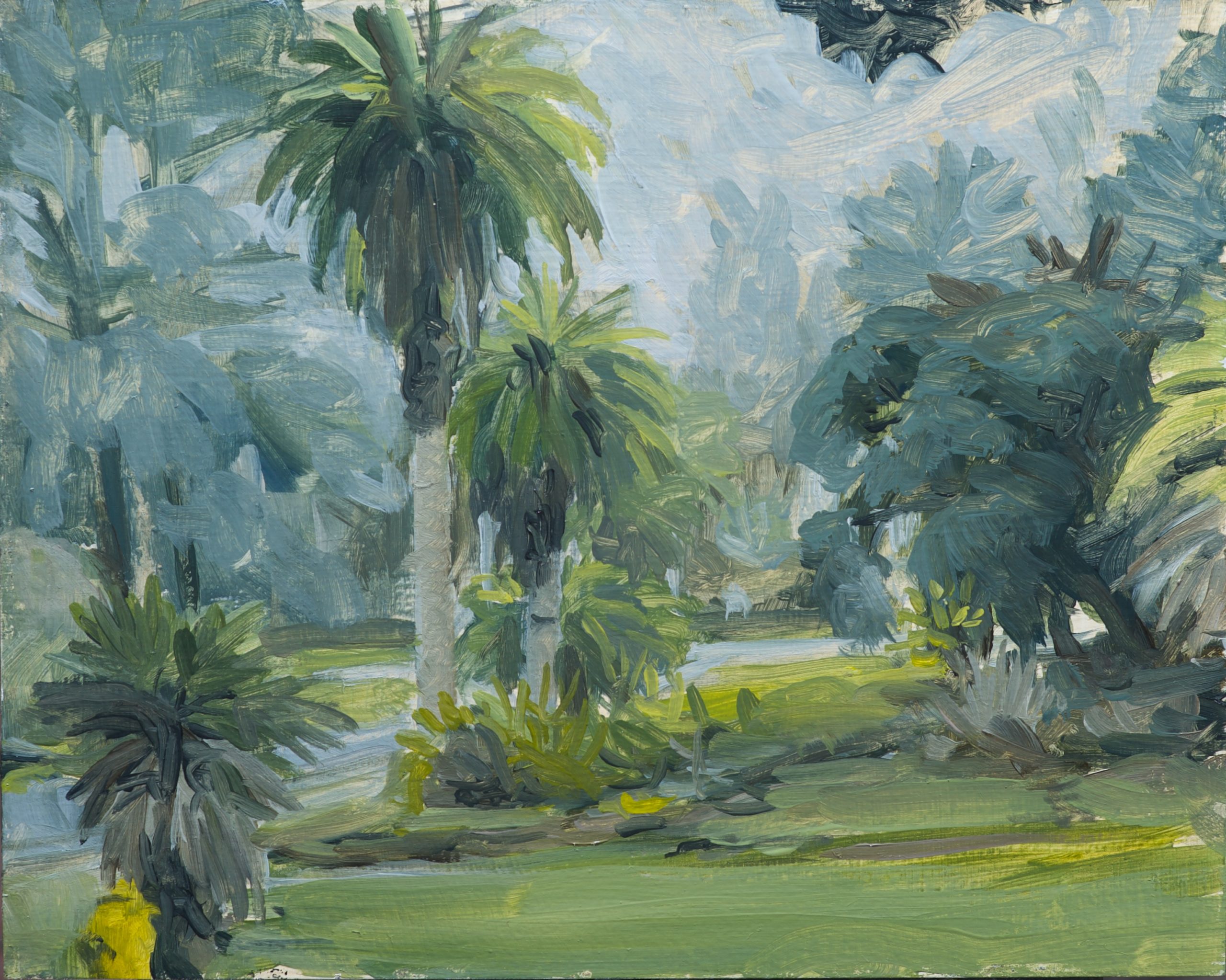 plein air oil painting